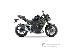 Autocollants pour Kawasaki Z400 2020 - Gris • Kawasaki Autocollants OEM