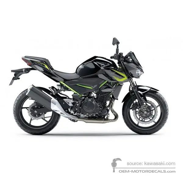 Kawasaki Z400 2020 - Grau - Metallic Matte Graphite Gray / Metallic Spark Black