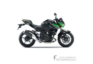 Decals for Kawasaki Z400 2023 - Green • Kawasaki OEM Decals