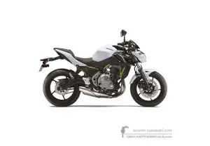 Decals for Kawasaki Z650 2017 - White • Kawasaki OEM Decals