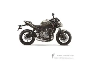 Decals for Kawasaki Z650 2017 - Titanium • Kawasaki OEM Decals