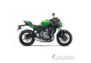 Decals for Kawasaki Z650 2018 - Green • Kawasaki OEM Decals