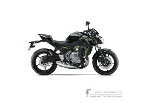 Decals for Kawasaki Z650 2018 - Black • Kawasaki OEM Decals