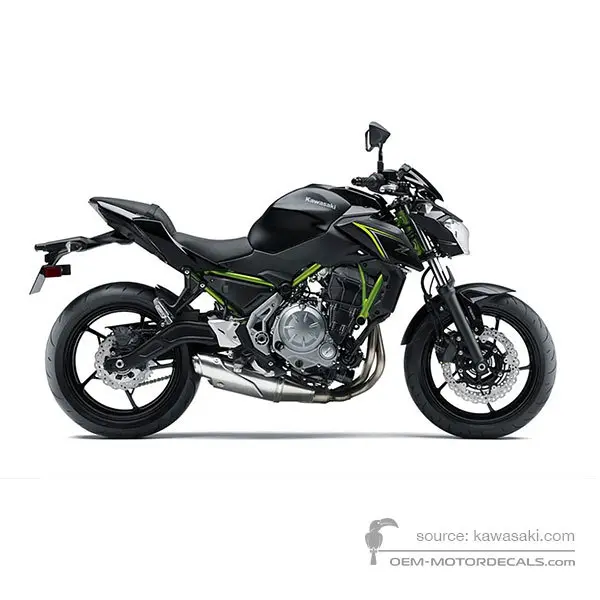 Kawasaki Z650 2018 - Nero - Metallic Spark Black