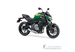 Decals for Kawasaki Z650 2019 - Green • Kawasaki OEM Decals