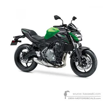 Kawasaki Z650 2019 - Zielony - Candy Flat Blazed Green