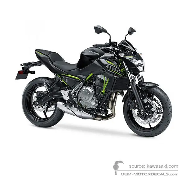 Kawasaki Z650 2019 - Nero - Metallic Flat Spark Black