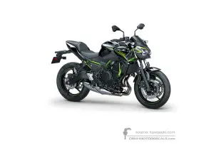 Decals for Kawasaki Z650 2020 - Black • Kawasaki OEM Decals