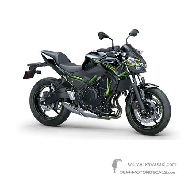 Kawasaki Z650 2020 - Nero - Metallic Spark Black