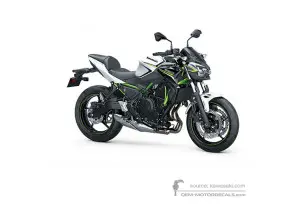 Decals for Kawasaki Z650 2020 - White • Kawasaki OEM Decals