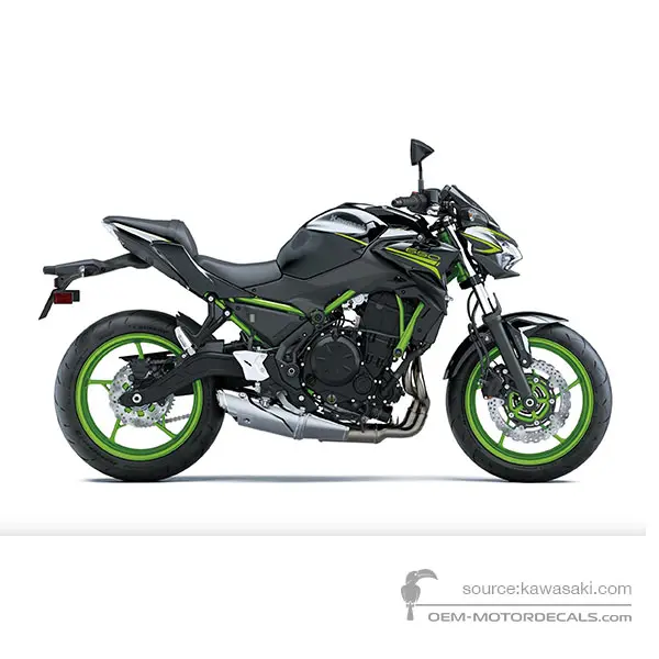 Kawasaki Z650 2021 - Nero - Metallic Spark Black