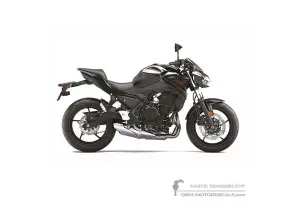 Decals for Kawasaki Z650 2021 - Black • Kawasaki OEM Decals