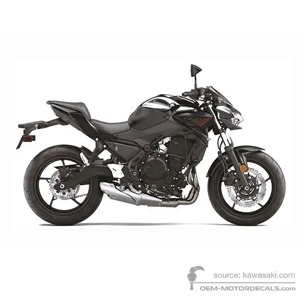 Kawasaki Z650 2021 - Nero - Metallic Flat Spark Black