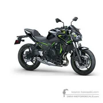 Kawasaki Z650 | ER650 2022 - Metallic Spark Black