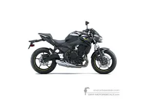 Decals for Kawasaki Z650 2024 - Black • Kawasaki OEM Decals