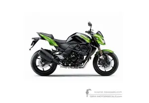 Decals for Kawasaki Z750R 2011 - Green • Kawasaki OEM Decals
