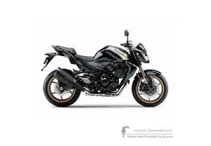 Decals for Kawasaki Z750R 2012 - Black • Kawasaki OEM Decals