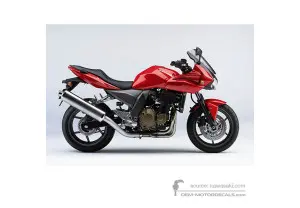 Decals for Kawasaki Z750S 2005 - Red • Kawasaki OEM Decals