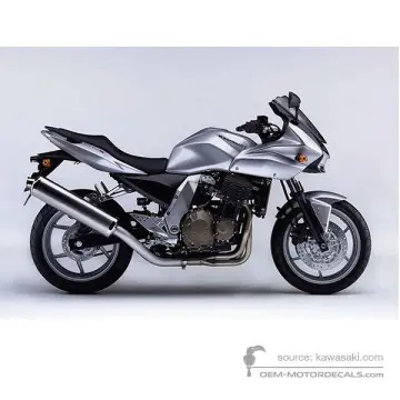 Kawasaki Z750S 2006 - Srebrny - Galaxy Silver Type 2