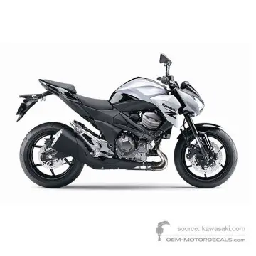Kawasaki Z800 2013 - Weiss E Version - Pearl Stardust White