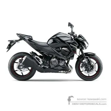 Kawasaki Z800 2013 - Negro - Metallic Spark Black