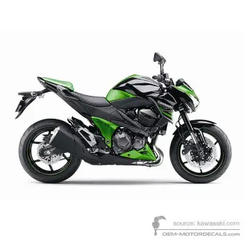 Kawasaki Z800 2013 - Zielony - Candy Flat Blazed Green