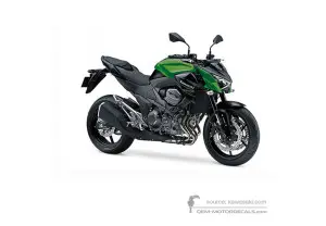 Decals for Kawasaki Z800 2014 - Green E Version • Kawasaki OEM Decals