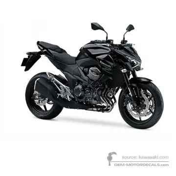 Kawasaki Z800 2014 - Negro E Version - Metallic Spark Black