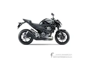 Aufkleber für Kawasaki Z800 2015 - Schwarz E Version • Kawasaki OEM-Aufkleber
