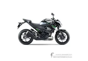 Aufkleber für Kawasaki Z800 2016 - Weiss • Kawasaki OEM-Aufkleber