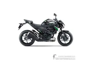 Decals for Kawasaki Z800 2016 - Ebony • Kawasaki OEM Decals