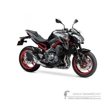 Kawasaki Z900 | ZR900 2019 - Metallic Moondust Gray