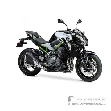 Kawasaki Z900 | ZR900 2019 - Pearl Flat Stardust White