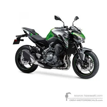 Kawasaki Z900 | ZR900 2019 - Candy Lime Green Type 3