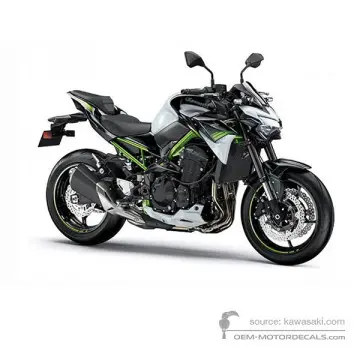 Kawasaki Z900 | ZR900 2020 - Pearl Blizzard White