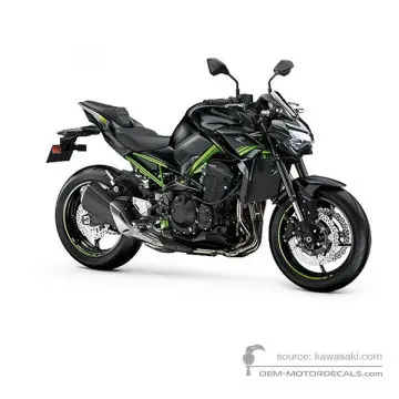 Kawasaki Z900 | ZR900 2021 - Metallic Spark Black
