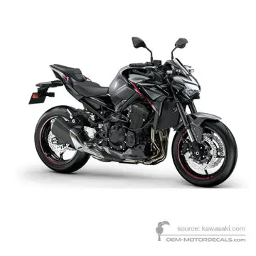 Kawasaki Z900 | ZR900 2023 - Metallic Spark Black