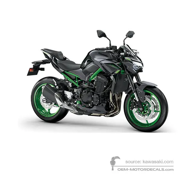 Kawasaki Z900 2023 - Grau - Metallic Graphite Grey