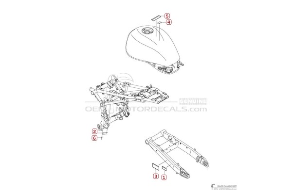 Kawasaki Z900RS - Caution labels