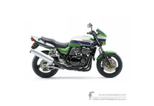 Stickers voor Kawasaki ZRX1100 1999 - Groen • Kawasaki OEM Stickers