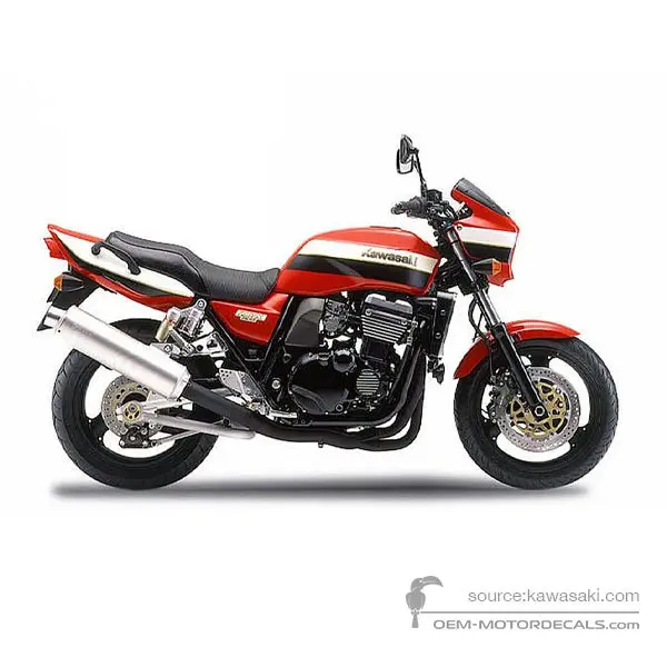 Kawasaki ZRX1100 2000 - Rosso - Firecracker Red