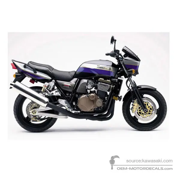 Kawasaki ZRX1200R 2001 - Viola - Black Pearl / Dark Blue Purple