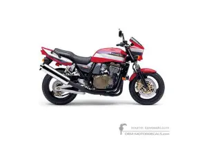 Decals for Kawasaki ZRX1200R 2002 - Red • Kawasaki OEM Decals