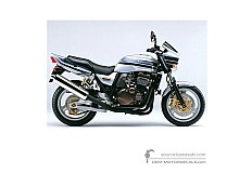 Naklejki do Kawasaki ZRX1200R 2003 - Srebrny • Kawasaki Naklejki OEM