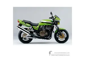Decals for Kawasaki ZRX1200R 2004 - Green • Kawasaki OEM Decals