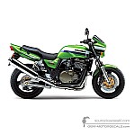 Kawasaki ZRX1200R 2005 - Grün