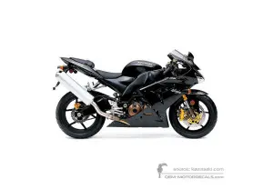 Decals for Kawasaki ZX10R 2004 - Black • Kawasaki OEM Decals