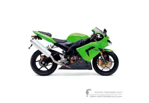Decals for Kawasaki ZX10R 2004 - Green • Kawasaki OEM Decals