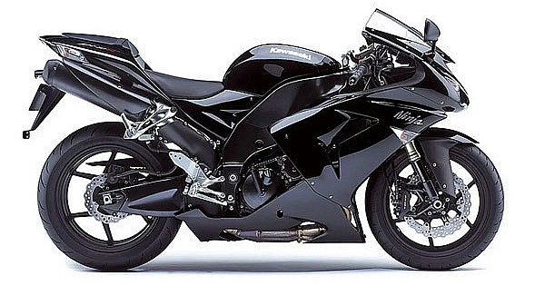 OEM Decals Kawasaki ZX10R 2007 - Black • Original Stickers