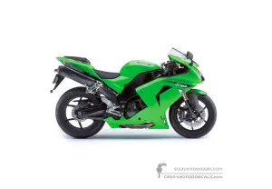 Decals for Kawasaki ZX10R 2007 - Green • Kawasaki OEM Decals